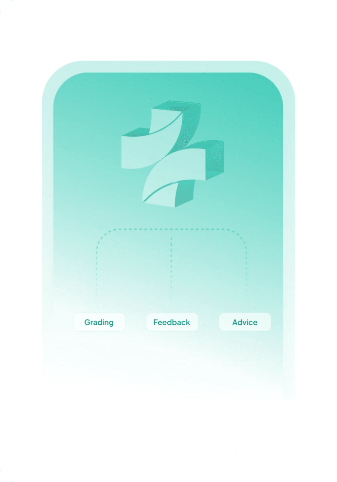 A+ Resume app icon with grading, feedback and advice tabs