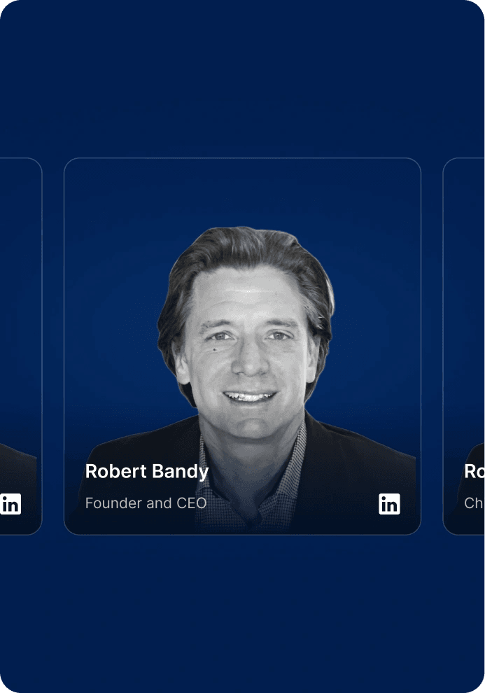 FINIAT team card for Robert Bandy, Founder and CEO