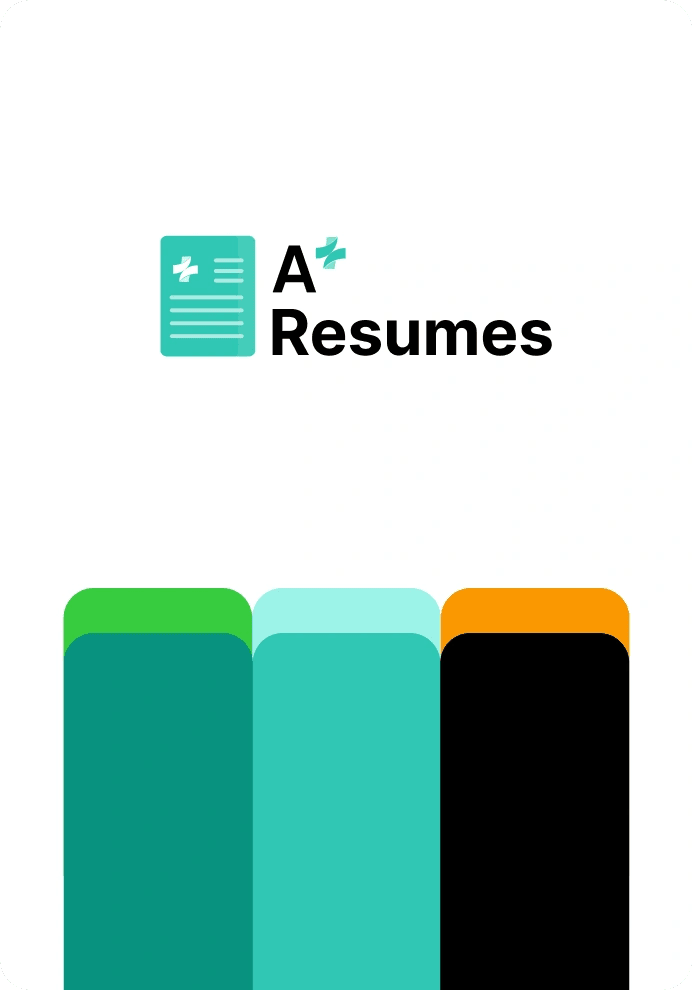 A+ Resumes logo and colour palette