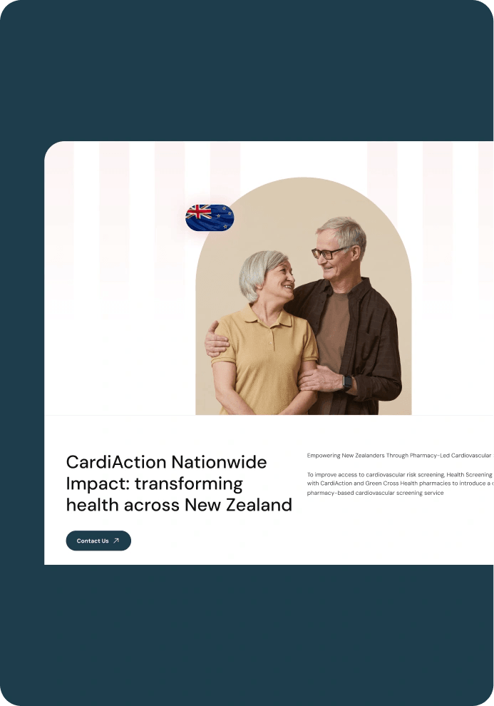 CardiAction nationwide impact story across New Zealand