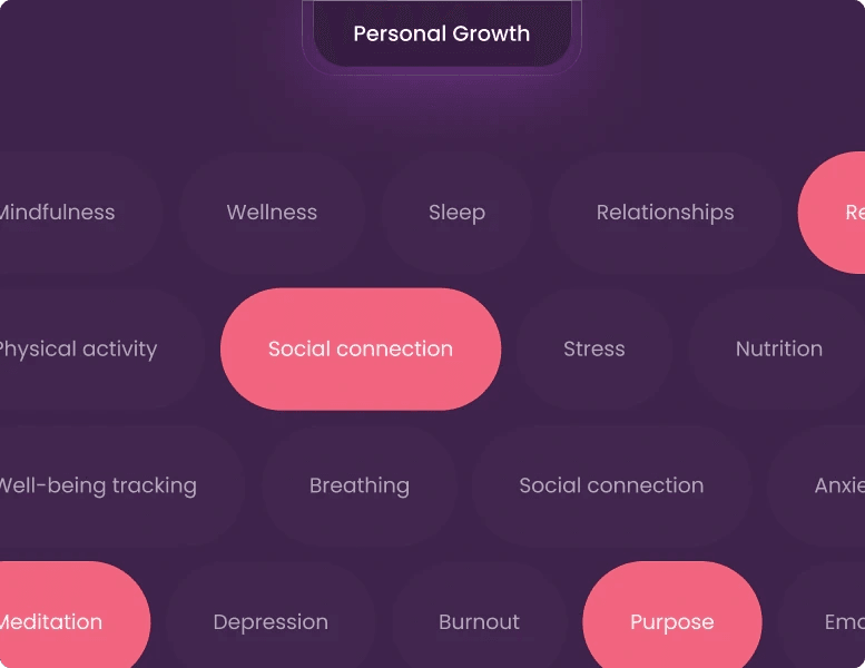 MentalFit personal growth topics: mindfulness, sleep, relationships and more