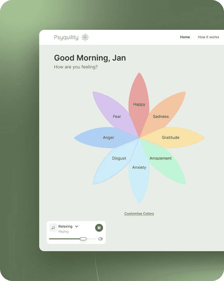 The Psyquility productivity app for neurodivergent users, built by Busona.